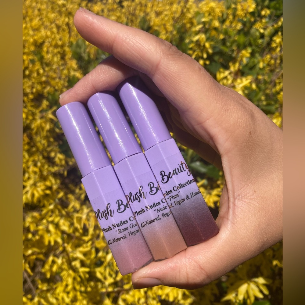 Plush Beauty “PLUSH NUDES” Collection Luxury Lip Glosses